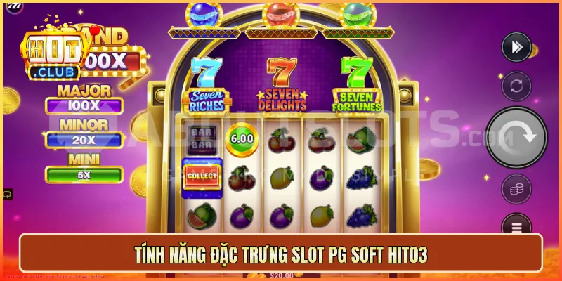 Tính năng đặc trưng slot PG Soft hit03