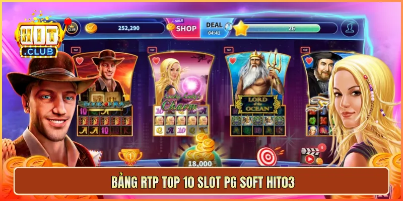 Bảng RTP top 10 slot Pragmatic hit03