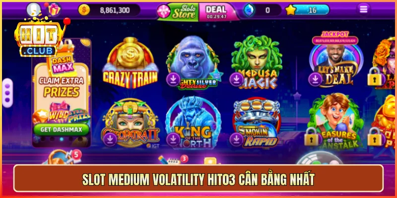 Slot medium volatility hit03 cân bằng nhất