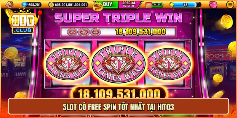 Slot có Free Spin tốt nhất tại hit03