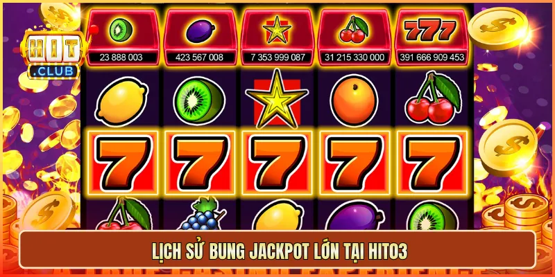 Lịch sử bung jackpot lớn tại hit03