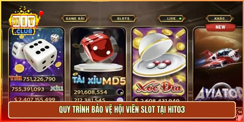 Quy trình bảo vệ hội viên slot tại hit03