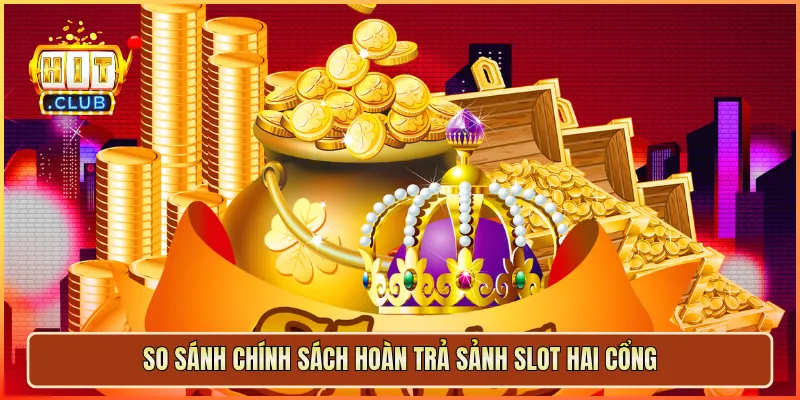So sánh chính sách hoàn trả sảnh slot hai cổng