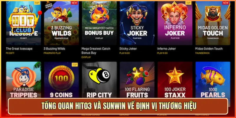 Tổng quan hit03 và sunwin về định vị thương hiệu