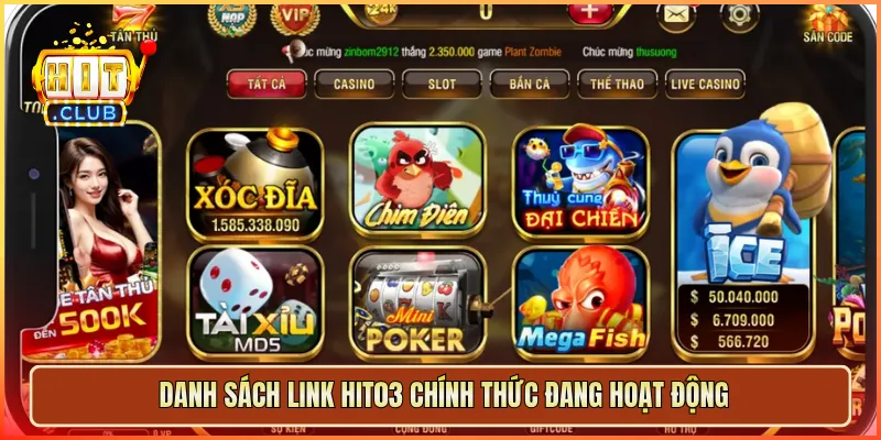 Danh sách link hit03 chính thức đang hoạt động