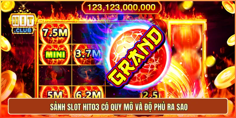 Sảnh slot hit03 có quy mô và độ phủ ra sao