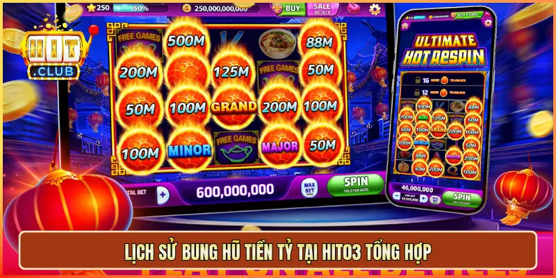 Lịch sử bung hũ tiền tỷ tại hit03 tổng hợp
