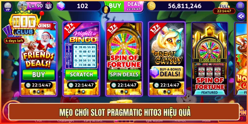 Mẹo chơi slot Pragmatic hit03 hiệu quả