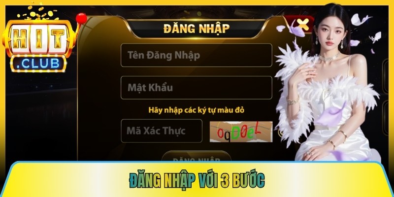 Đăng nhập với 3 bước